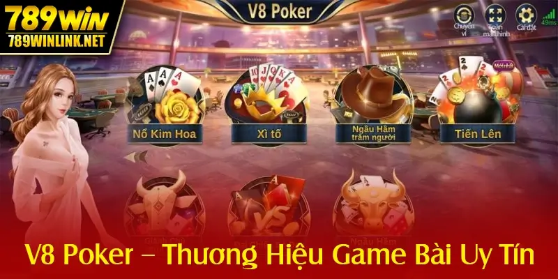 V8 Poker – Thương Hiệu Game Bài Uy Tín